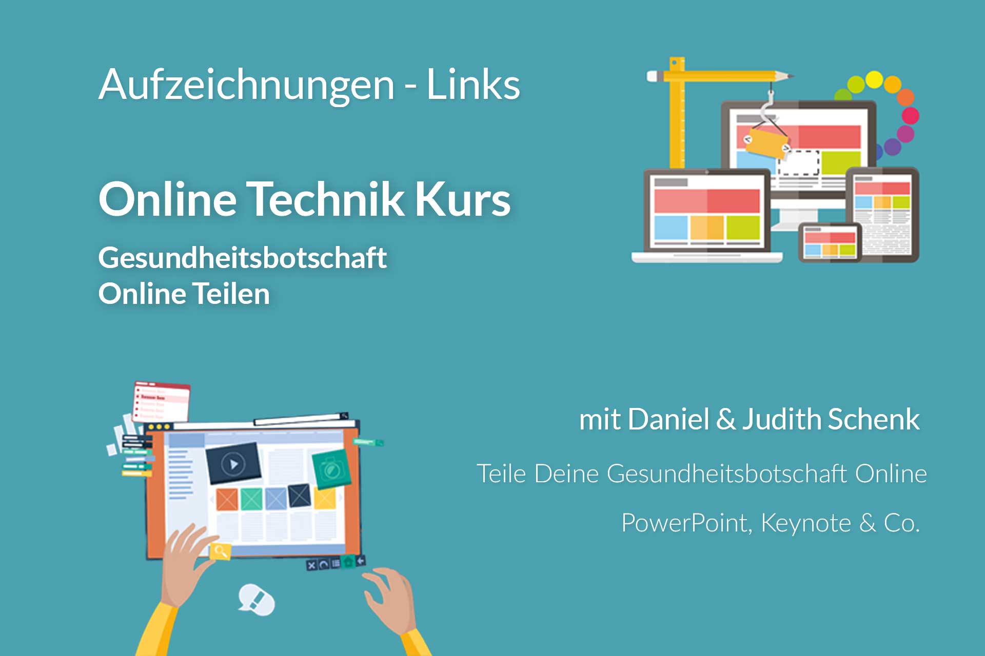 ebotschafter.com - Daniel Schenk - Online Technik Kurs - Vorschau Präsentationen - Aufzeichnungen